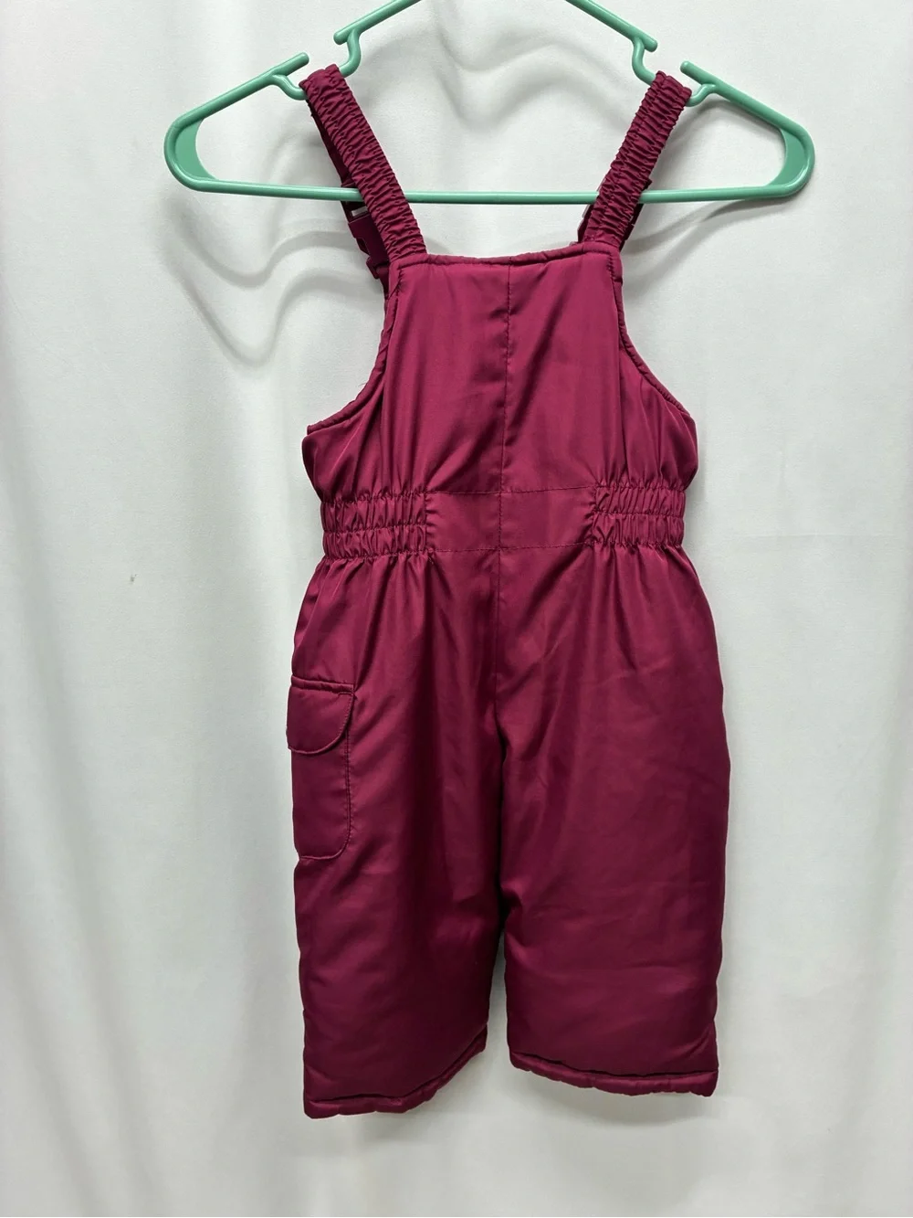 Carters girls 18 months snow bibs overalls snow pants purple winter